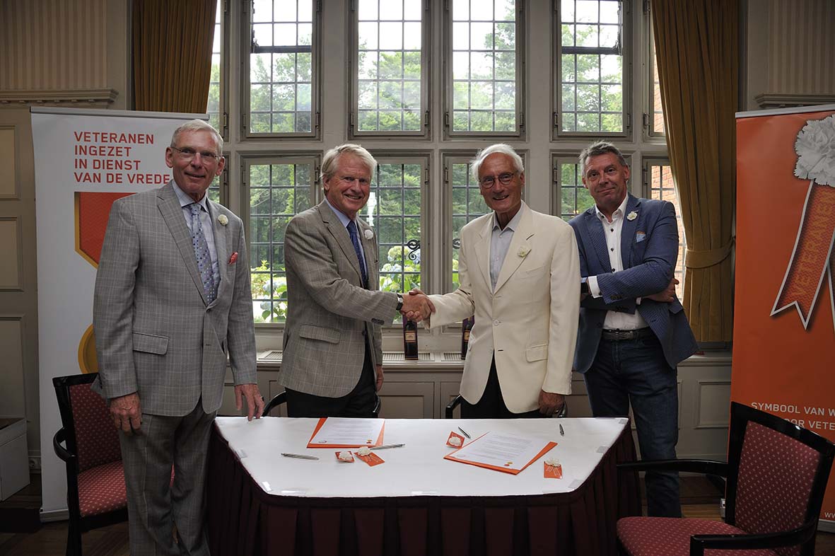 Symbool van waardering voor veteranen