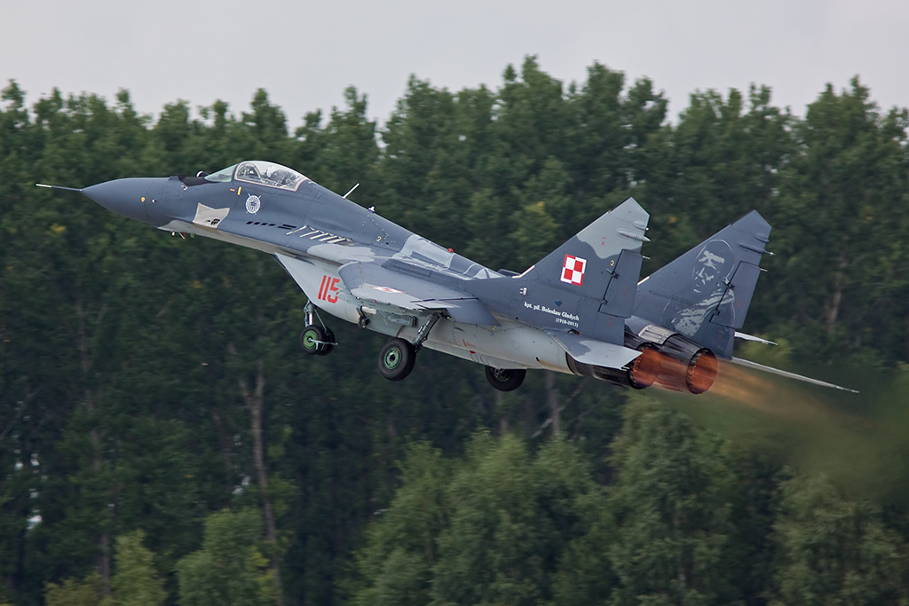 De gemoderniseerde Poolse luchtmacht