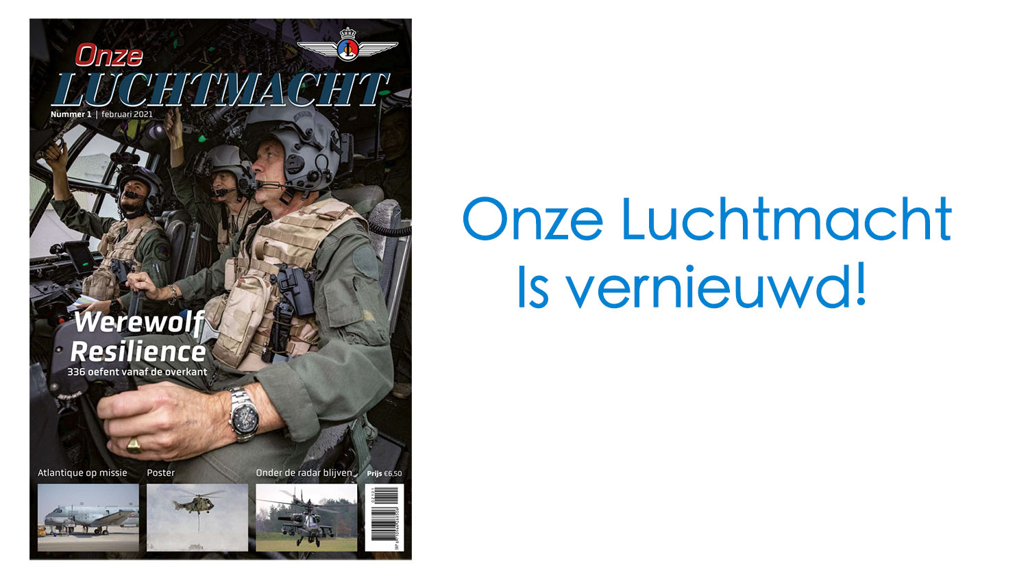 Een vernieuwde Onze Luchtmacht nr.1 is uit!